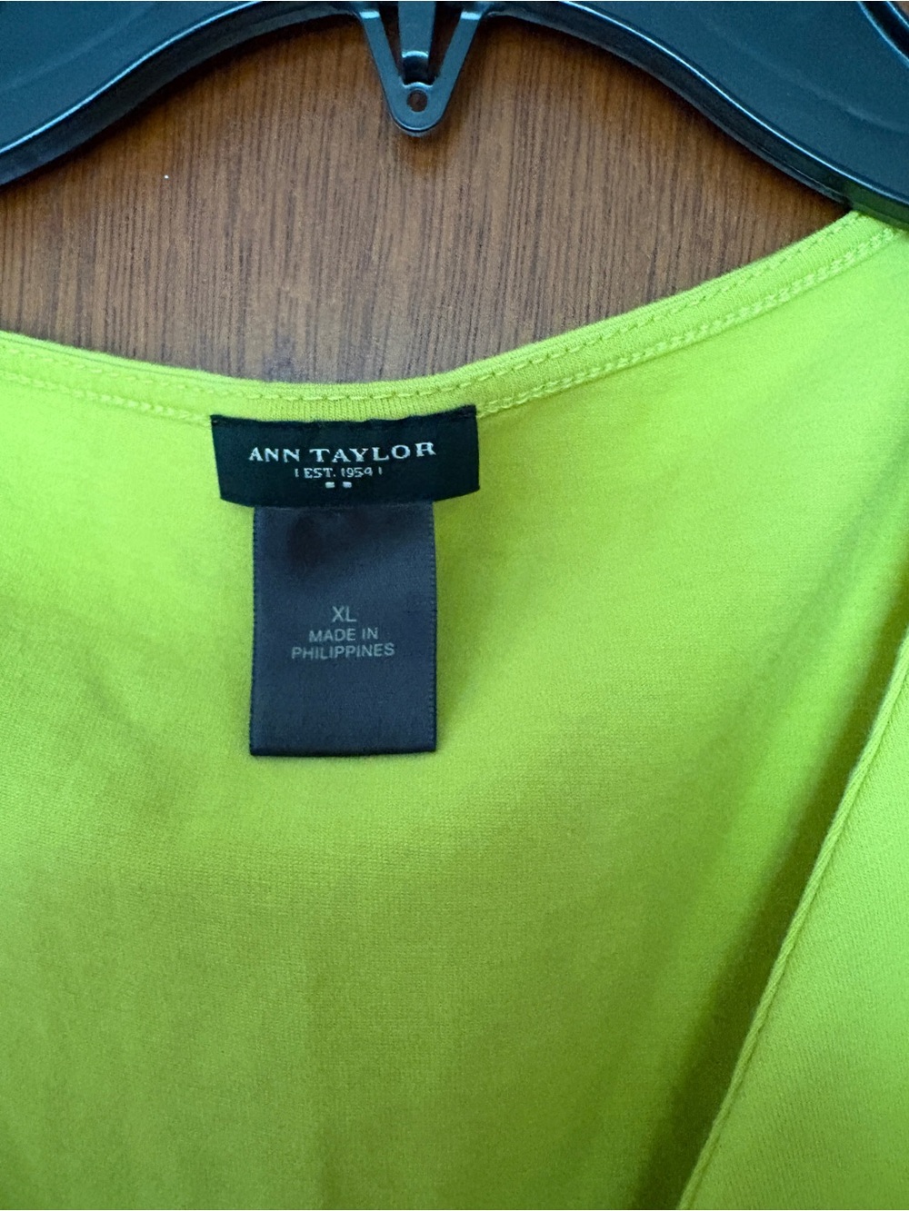 Ann Taylor Bright Lime Green Women's Blouse